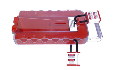 Group Lockout Box - 13-Hole Portable or Wall Mount